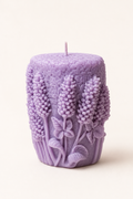 Lavender Bloom Sculpture Candle