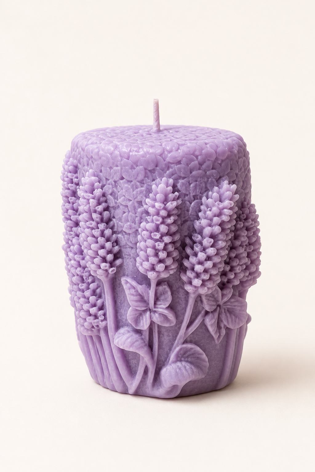 Lavender Bloom Sculpture Candle