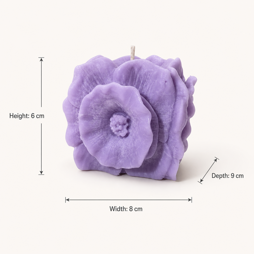 Lilac Meadow Sculpture Candle