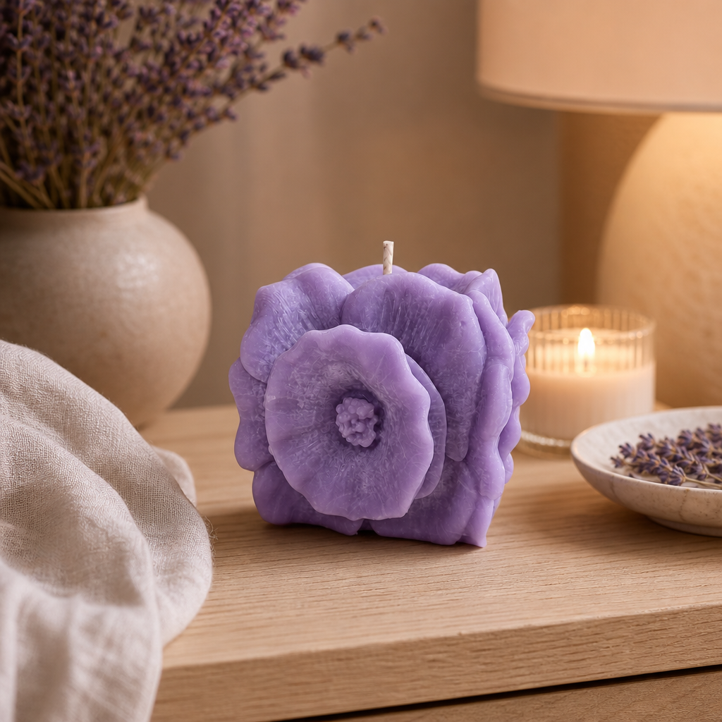 Lilac Meadow Sculpture Candle